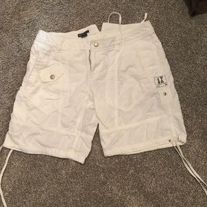 Armani white shorts